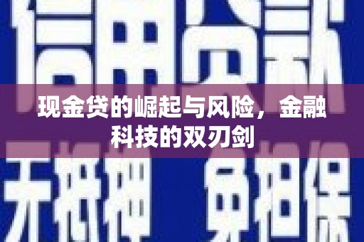 北塔现金贷的崛起与风险，金融科技的双刃剑