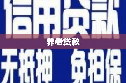 北塔养老贷款