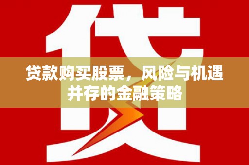 北塔贷款购买股票，风险与机遇并存的金融策略